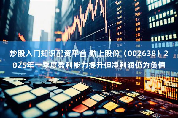炒股入门知识配资平台 勤上股份（002638）2025年一季度盈利能力提升但净利润仍为负值